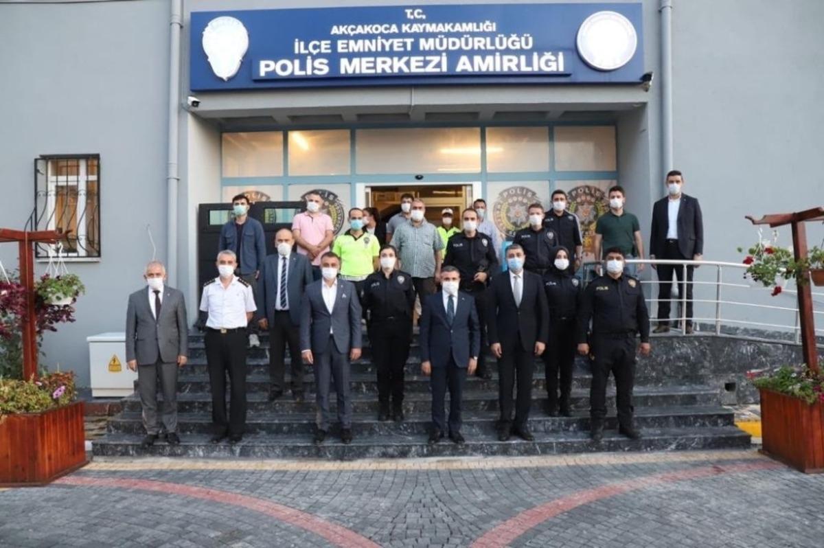 Vali Atay Ak&ccedil;akoca&rsquo;nın asayişini inceledi