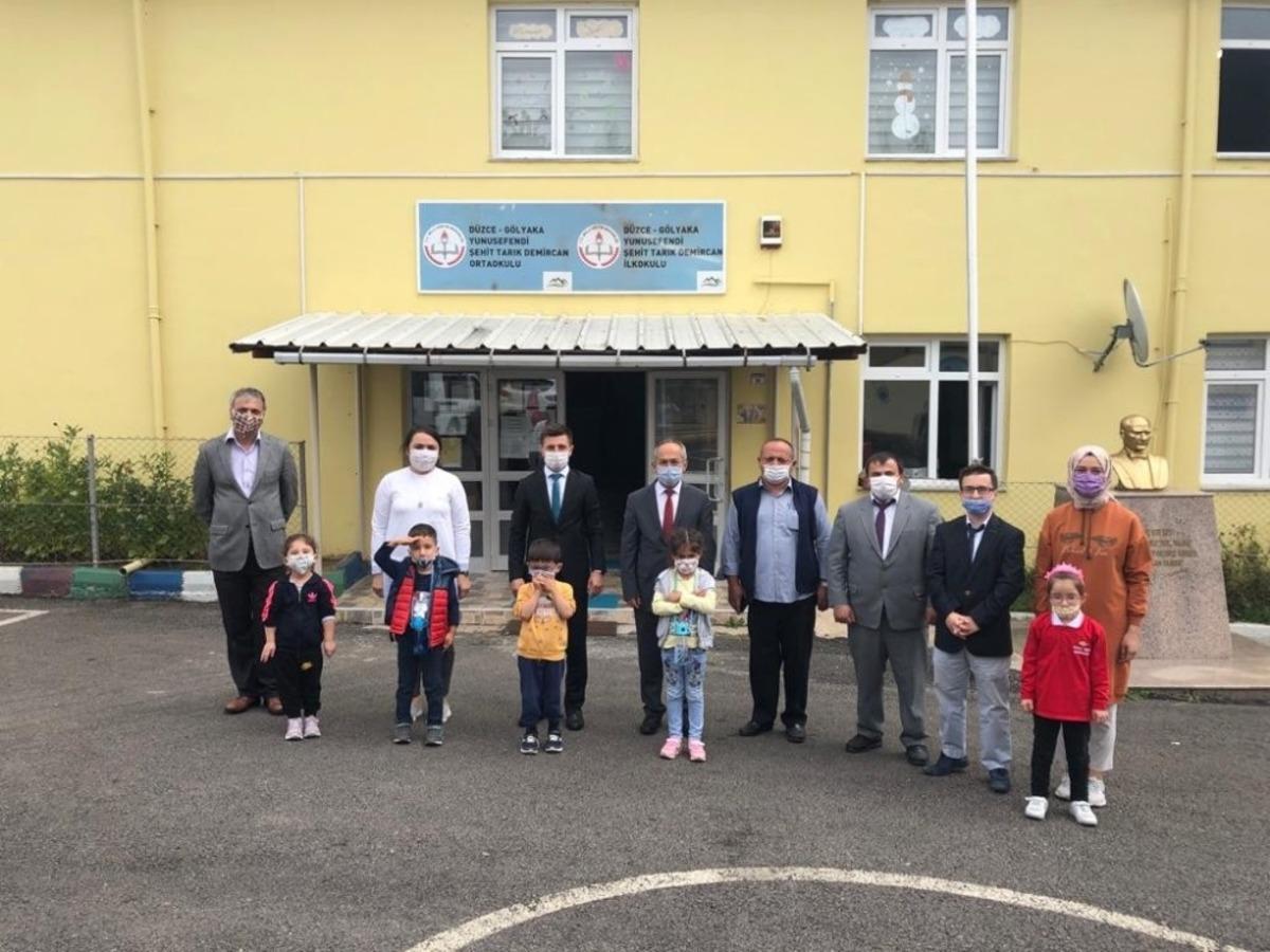 Kaymakamdan &ouml;ğrencilere moral ziyareti