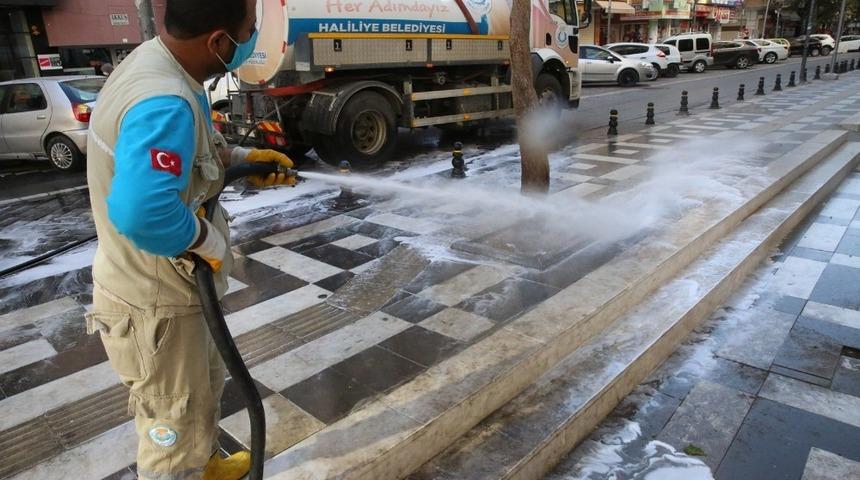 Haliliye’de hijyen çalışmaları