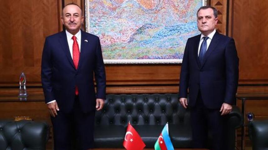 Çavuşoğlu ve Bayramov'dan kritik görüşme