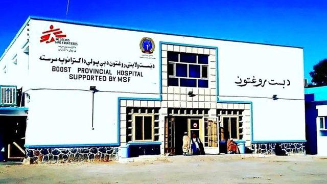 Helmand bölgesindeki MSF hastanesi