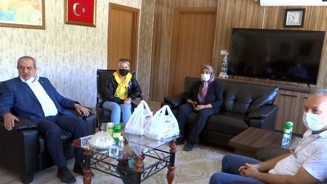 Esnaftan kaymakama ’hoş geldin’ ziyareti
