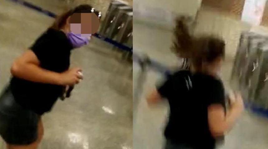 Metroda baba ve kızına şiddet iddiası!