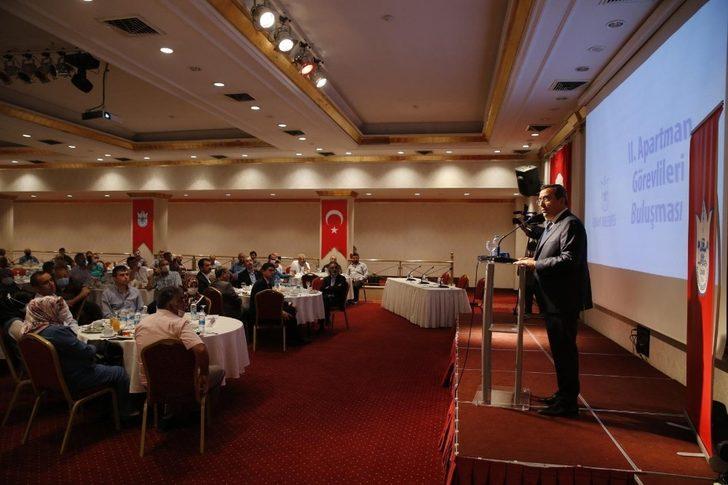 Apartman görevlileri sorunları anlattı, Başkan Batur çözüm üretti G4