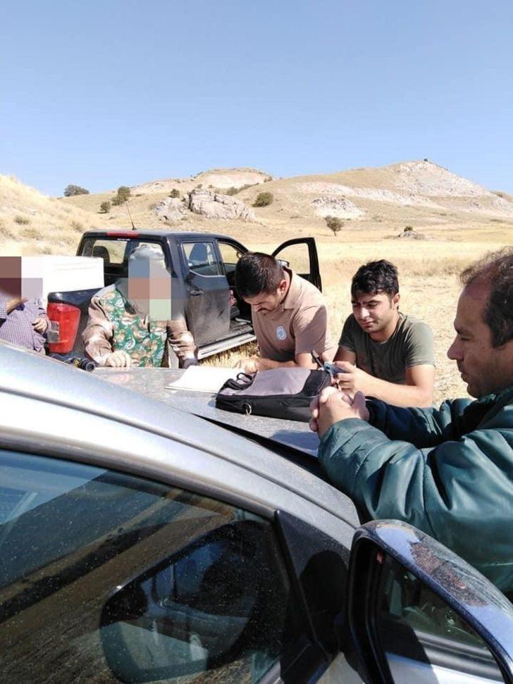 Kaçak avlanan avcılara göz açtırılmadı G3