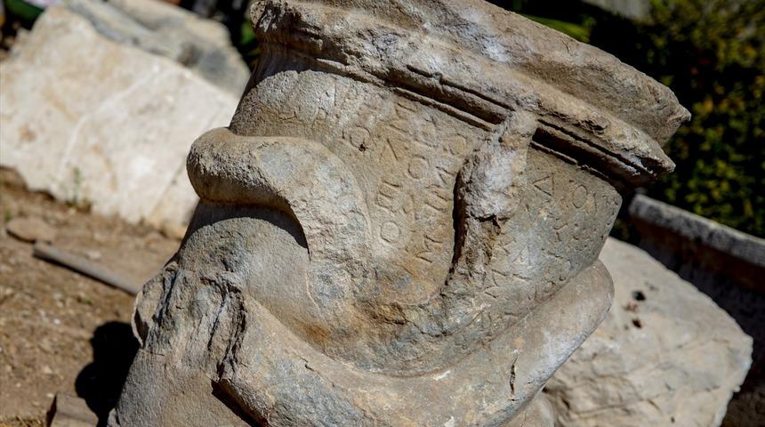 Patara Anti Kenti'nde heyecanlandıran keşif! 2 bin yıllık sumak bulundu