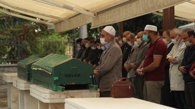 Kazada ölen baba ve oğlu son yolculuğuna uğurlandı
