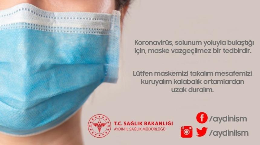 İl Sağlık Müdürlüğü’nden maske uyarısı