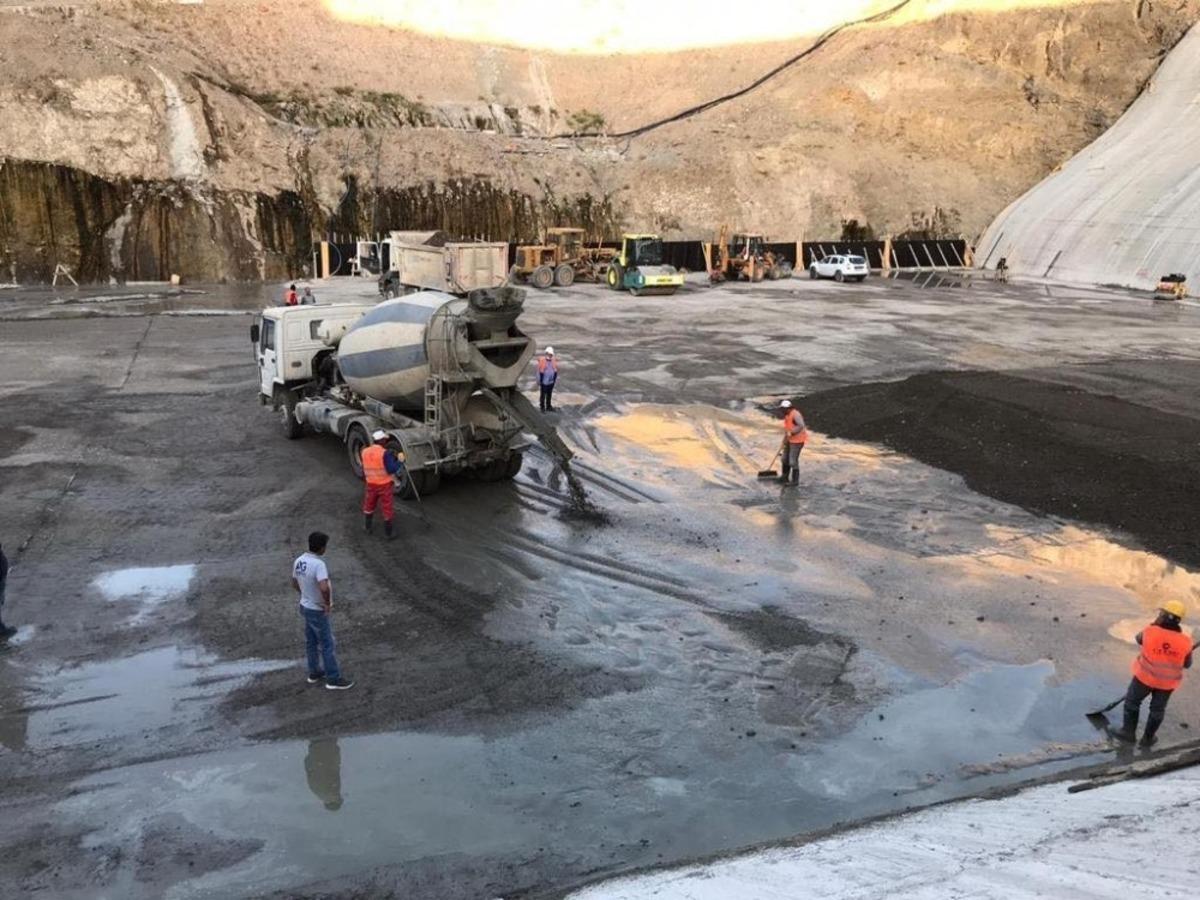 İnandık Barajında SSB imalatı başladı