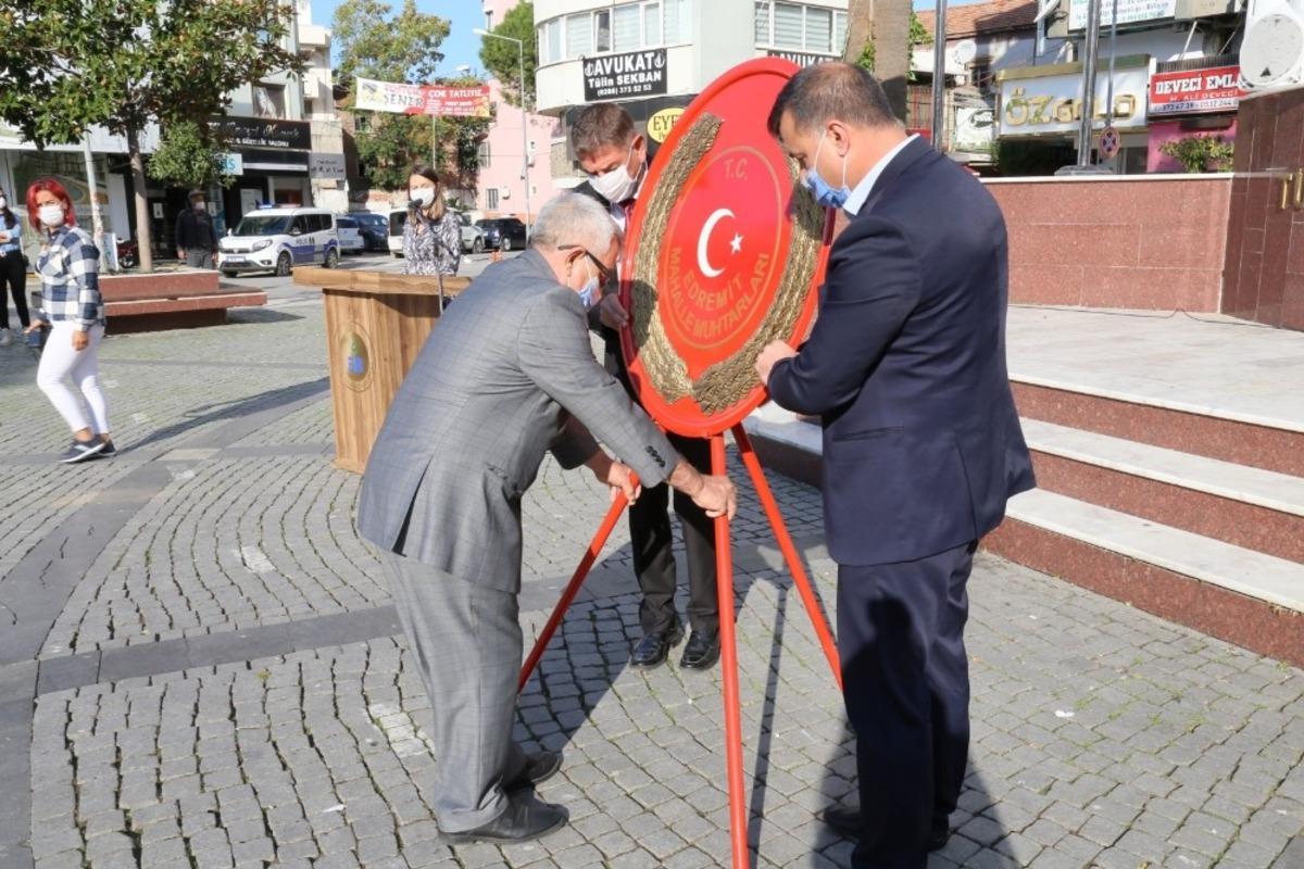 Edremit&rsquo;te Muhtarlar G&uuml;n&uuml; kutlandı