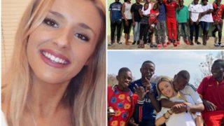 26 yaşındaki genç kadın 1 yıl kaldığı Afrika’da 14 çocuk evlat edindi