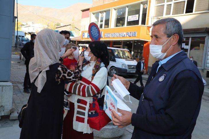 Hakkari’de korona virüs tedbirleri denetimi G5