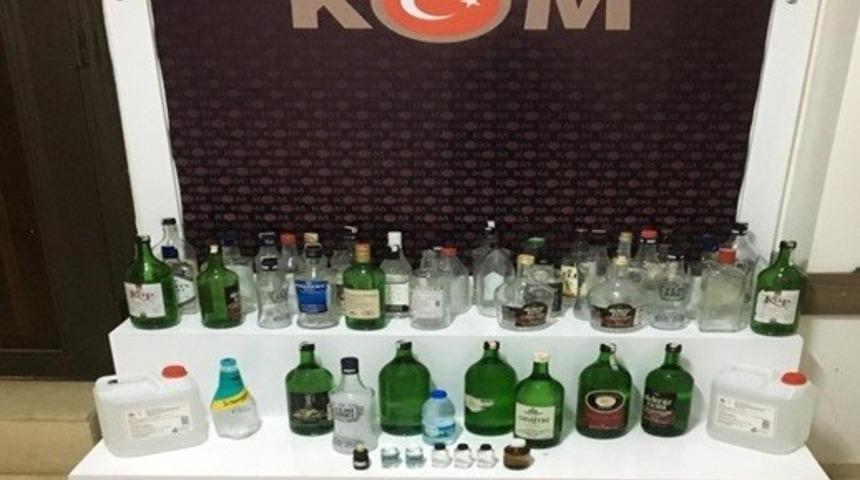 Didim&rsquo;de sahte i&ccedil;ki operasyonu