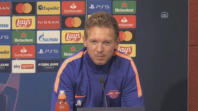 Leipzig Teknik Direktörü Julian Nagelsmann, Başakşehir maçı öncesi açıklamalarda bulundu