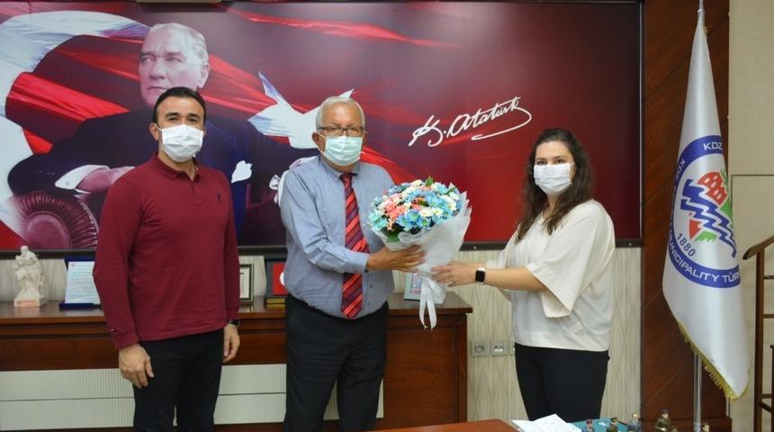 Başhekim &Ccedil;avuşoğlu&rsquo;ndan Başkan Posbıyık&rsquo;a ziyaret