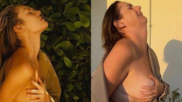 Ünlü modelin fotoğrafını taklit eden komedyene Instagram sansürü 