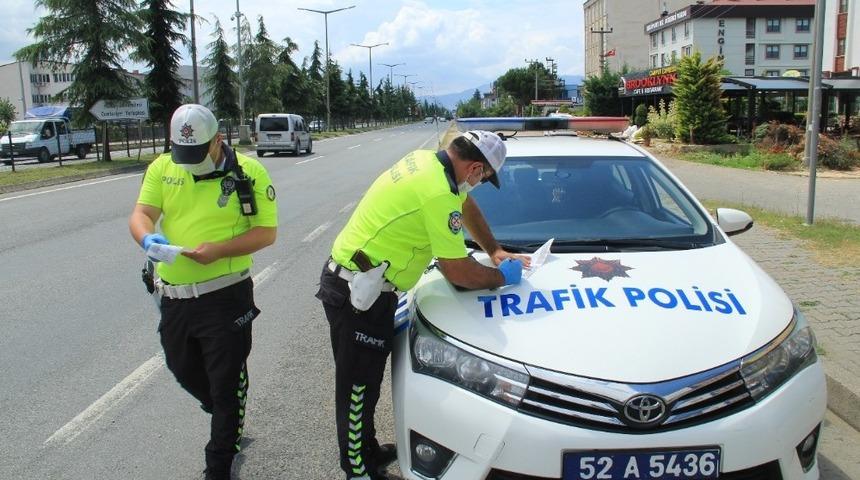 Ordu&rsquo;da bir haftada 137 ara&ccedil; trafikten men edildi