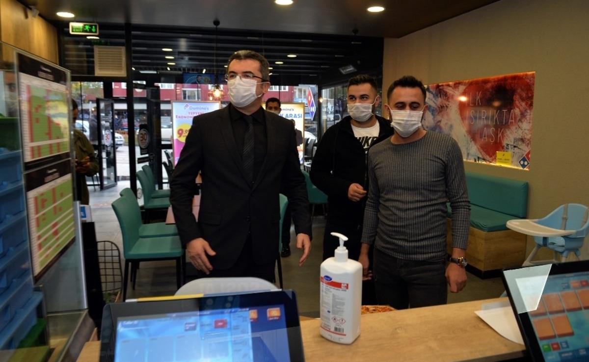 Vali Memiş kentin işlek b&ouml;lgelerini denetledi