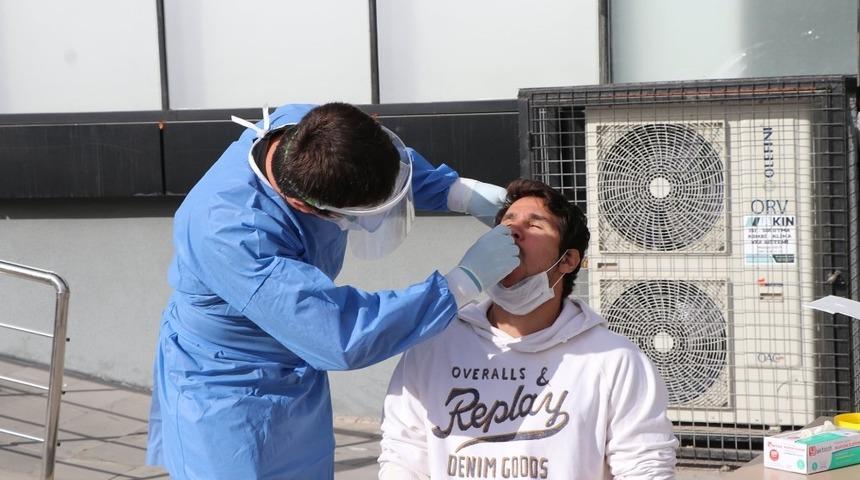 TOHM sporcuları Covid-19 testinden geçti