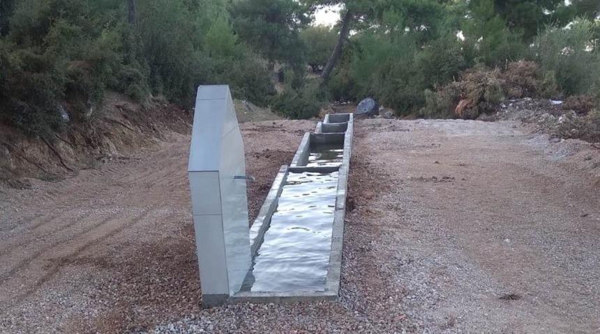 Manisa&rsquo;da hayvanlar i&ccedil;in su kaynağı