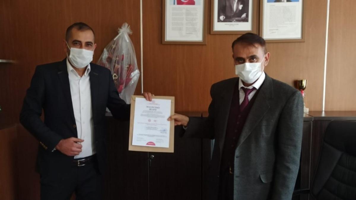 &Ccedil;avdarhisar Ortaokulu&rsquo;na &rsquo;&rsquo;Okulumuz temiz sertifikası&rsquo;&rsquo;