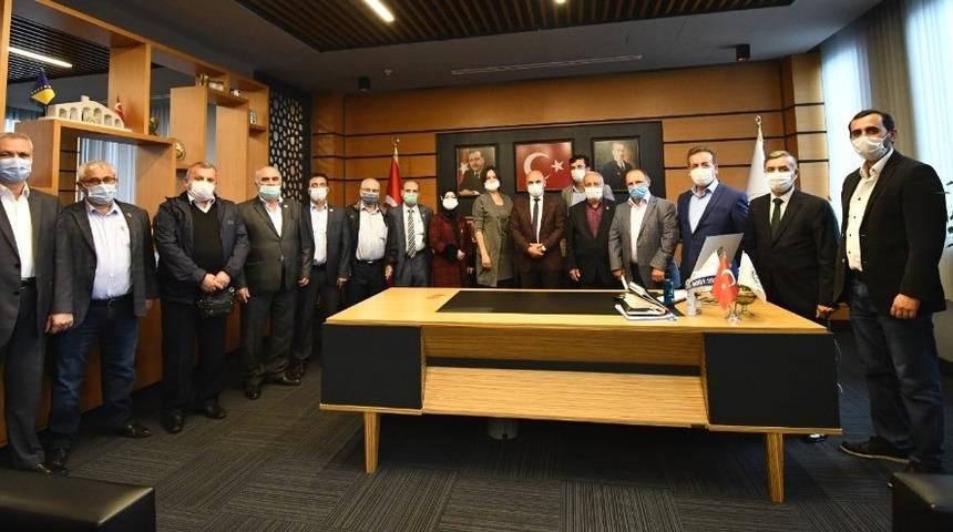 Muhtarlardan Oral&rsquo;a ziyaret