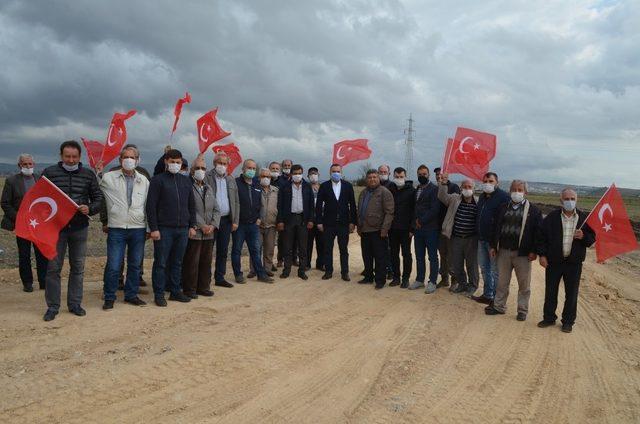 110 kilometrelik arazi yolunun yapımına başlandı