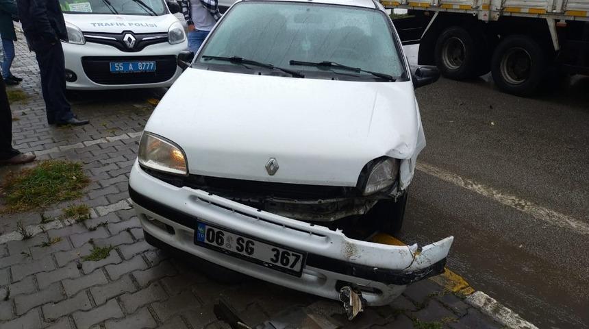 Çarşamba’da kaza: 1 yaralı