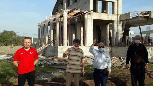 Dokap camii inşaatında sona gelindi