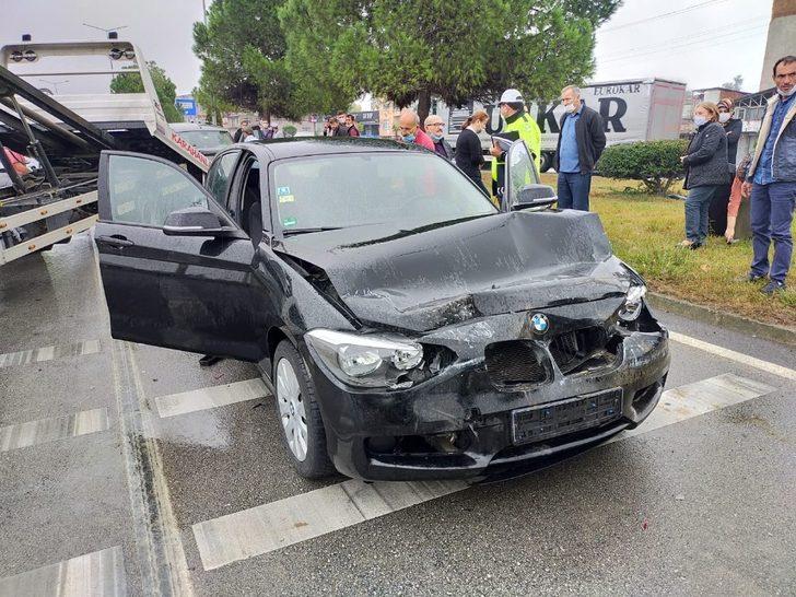 Yağmur zincirleme kazaya yol açtı: 1 yaralı G1