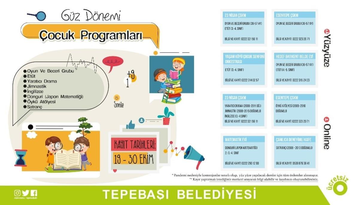 G&uuml;z d&ouml;nemi &ccedil;ocuk programları başlıyor