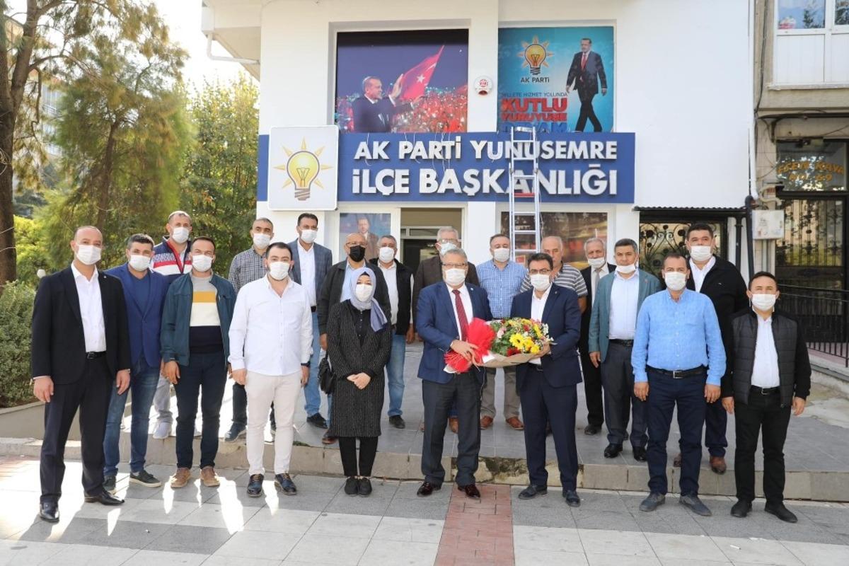 Başkan &Ccedil;er&ccedil;i&rsquo;den g&uuml;ven tazeleyen başkanlara ziyaret