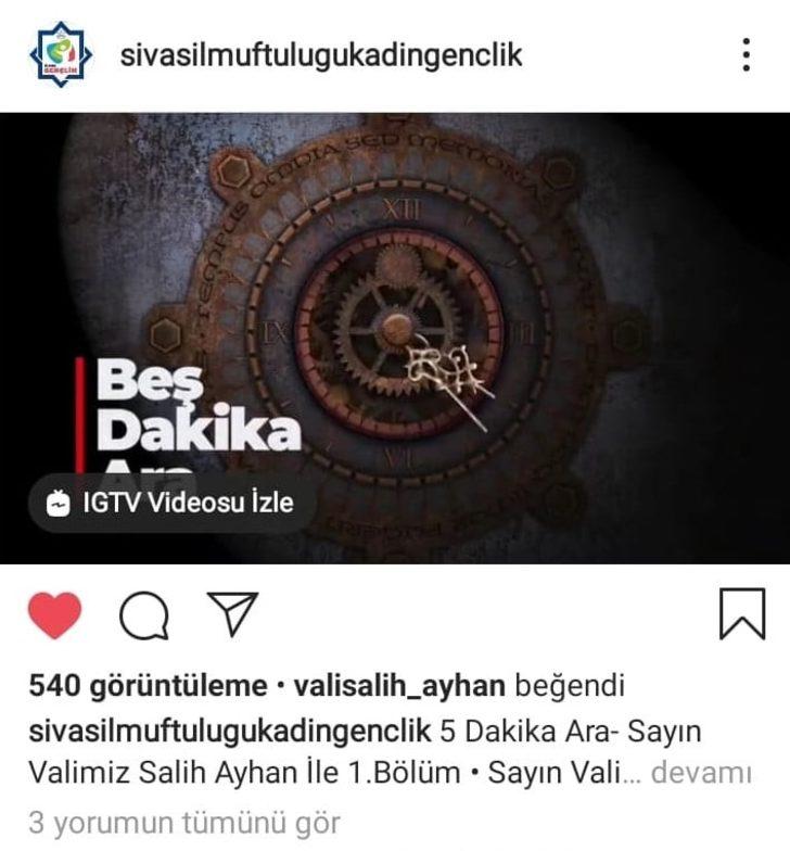 Vali Ayhan,  gençlere  tavsiyelerde bulundu G3