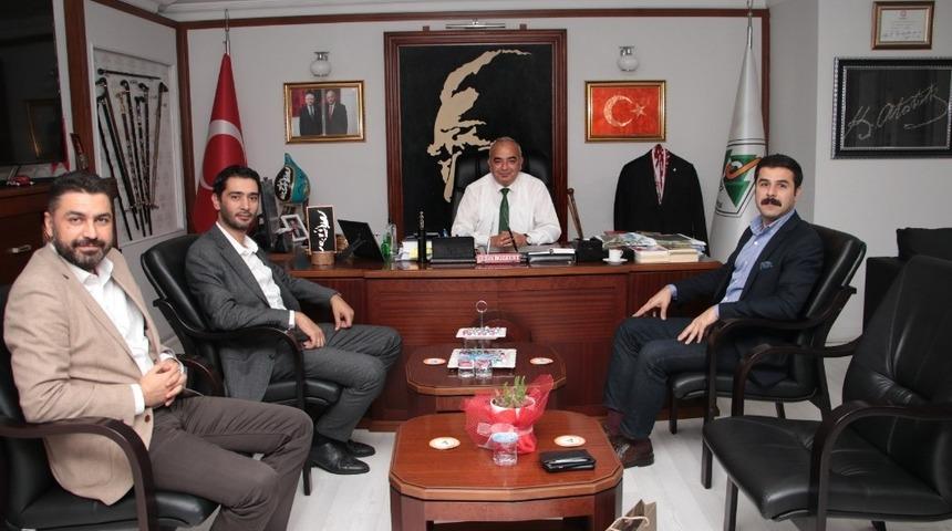 Başkan Bozkurt&rsquo;a danışmanlardan ziyaret