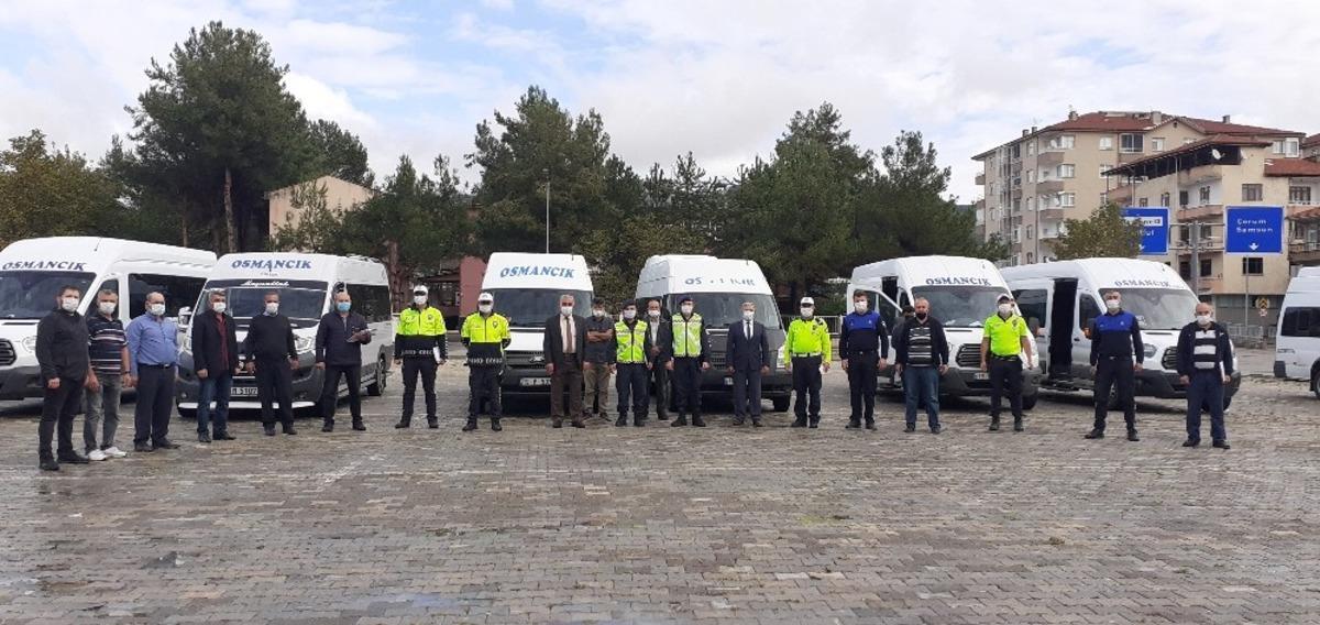 Osmancık&rsquo;ta okul servis ara&ccedil;ları denetlendi