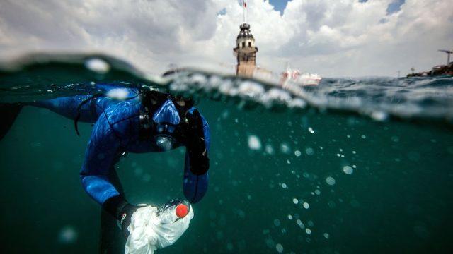 Marmara Denizi'nde plastik kirliliği