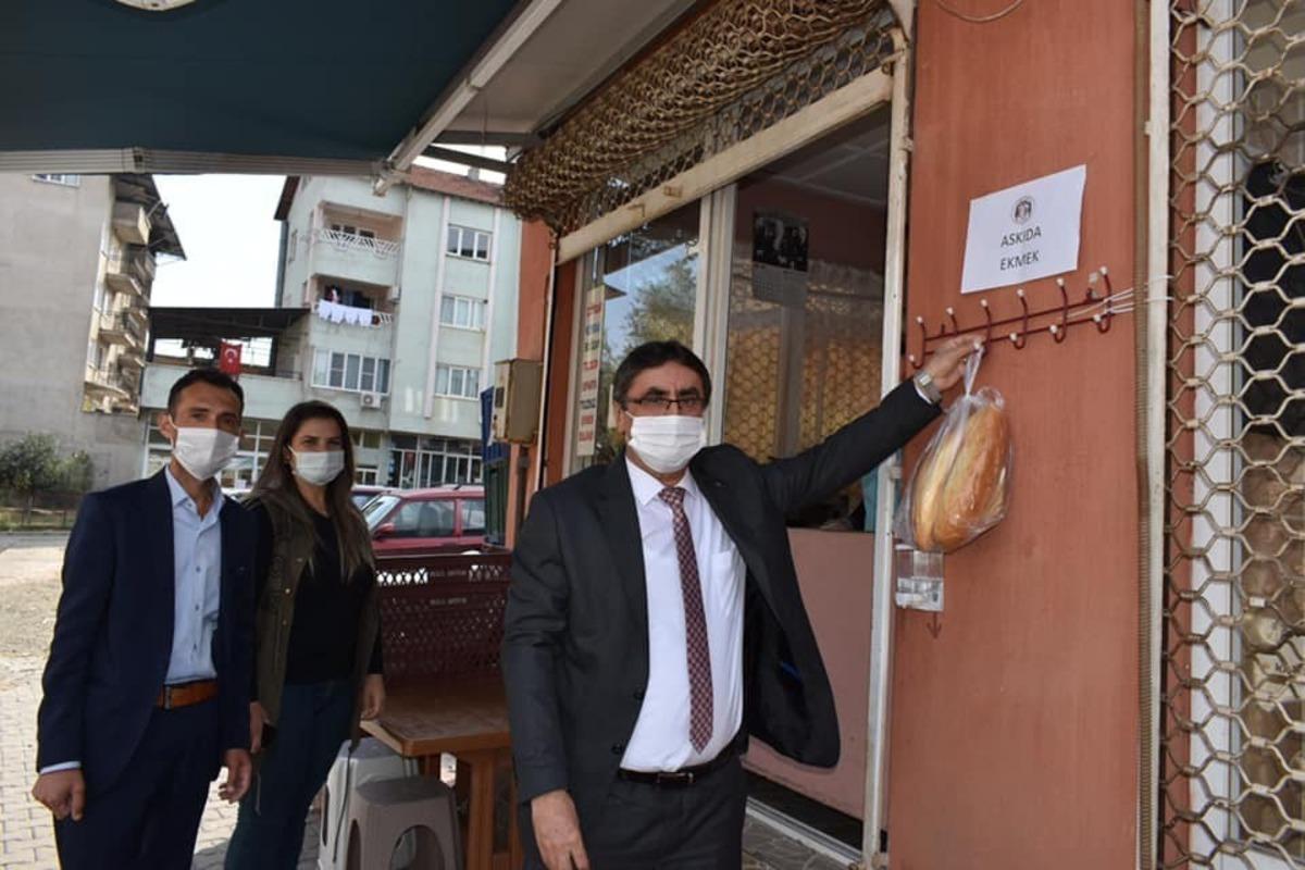 Karacasu&rsquo;da &rsquo;Askıda Ekmek&rsquo; projesi başladı
