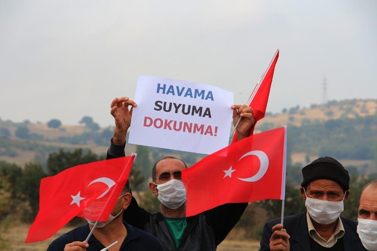 Kurulmak istenen hindi &ccedil;iftliğine iki mahalle halkı karşı &ccedil;ıktı