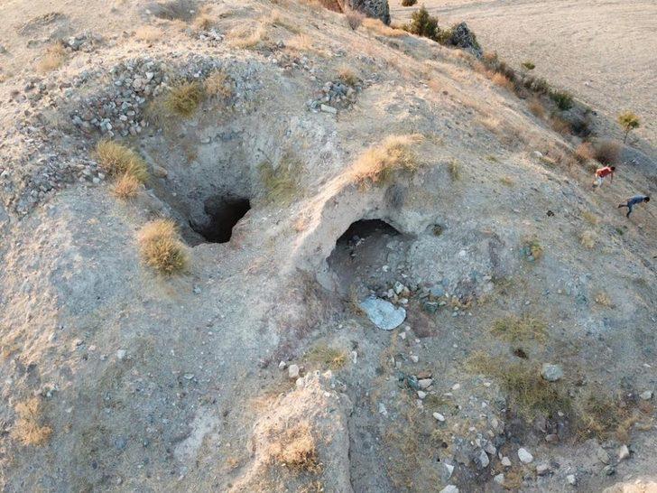 Kaçak kazıya drone ile baskın G3