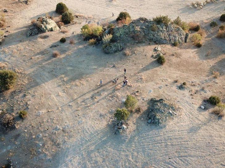 Kaçak kazıya drone ile baskın G4