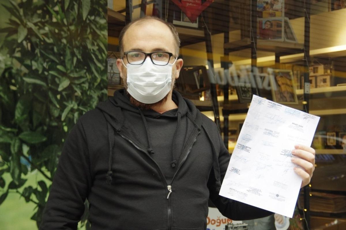 Cadde esnafının tamamı imza verdi, trafiğin eski haline d&ouml;nmesini istiyorlar