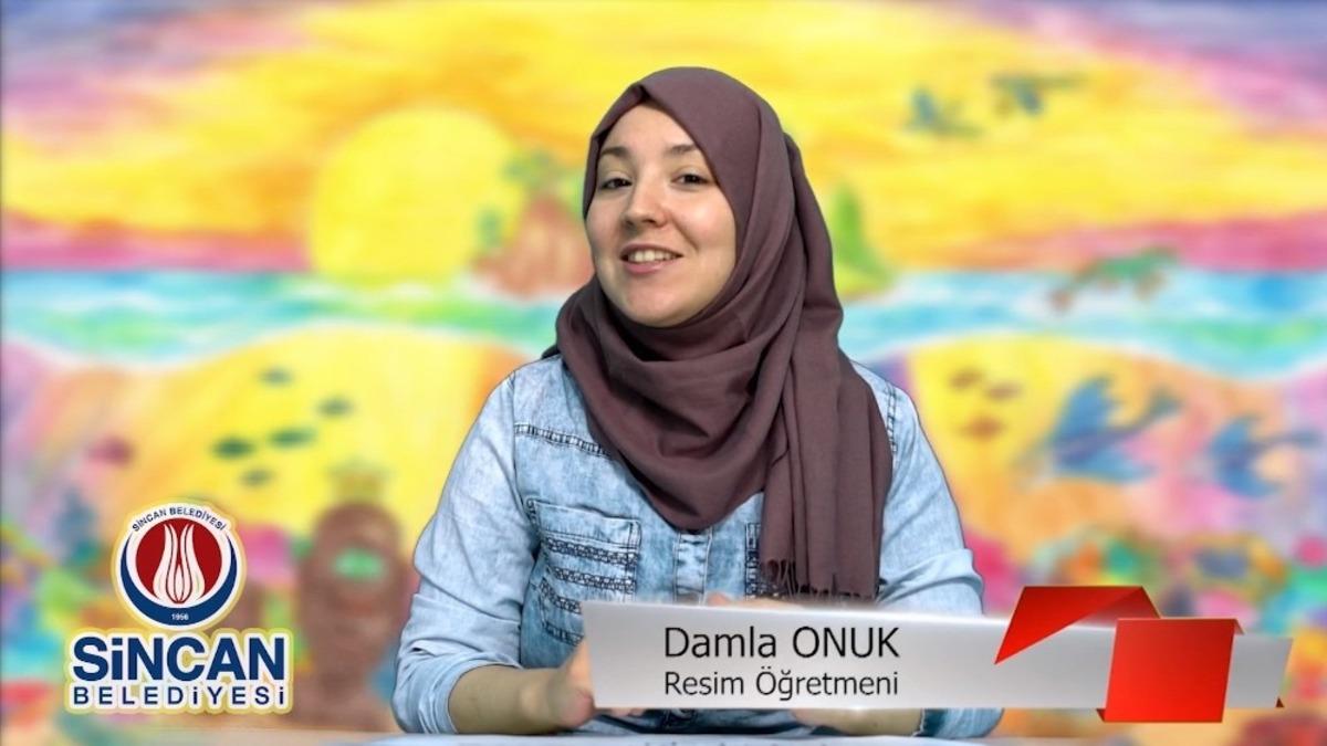 Sincan&rsquo;da &ccedil;ocuklara online resim kursu