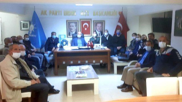 Erdek AK Parti’de görev dağılımı yapıldı