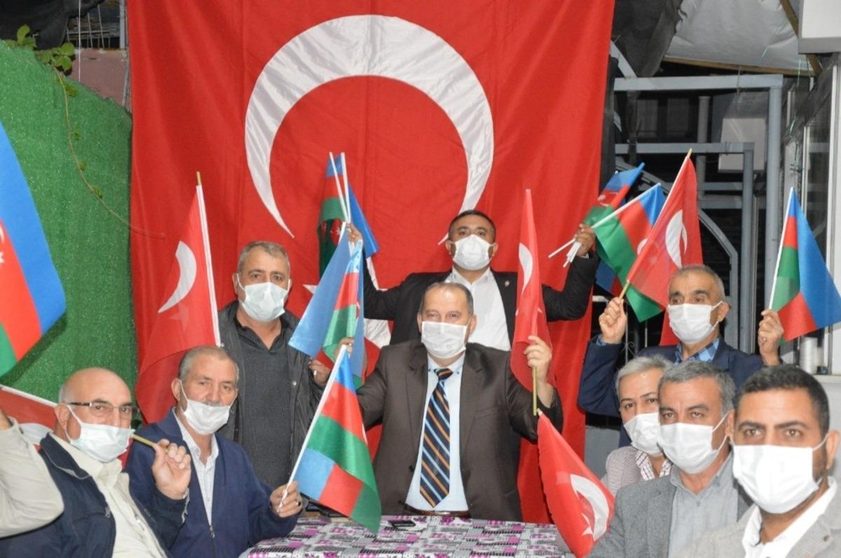 Manisa&rsquo;da hemşehri derneklerinden Azerbaycan&rsquo;a tam destek