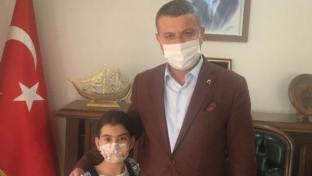 Minik Beril’in park talebine Başkan Çakıcı kayıtsız kalmadı