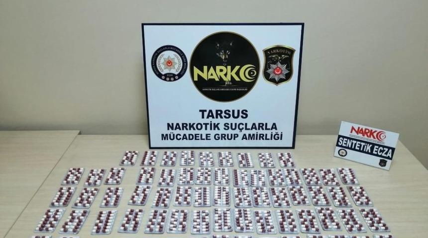 Tarsus&rsquo;taki uyuşturucu operasyonunda yakalanan 2 kişi tutuklandı