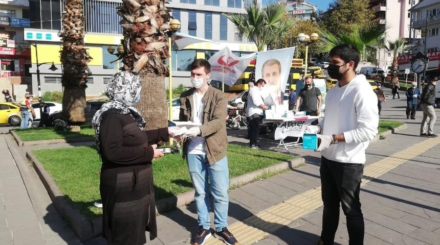 BBP Kdz. Ereğli&rsquo;de vatandaşlara 7 bin adet maske dağıttı