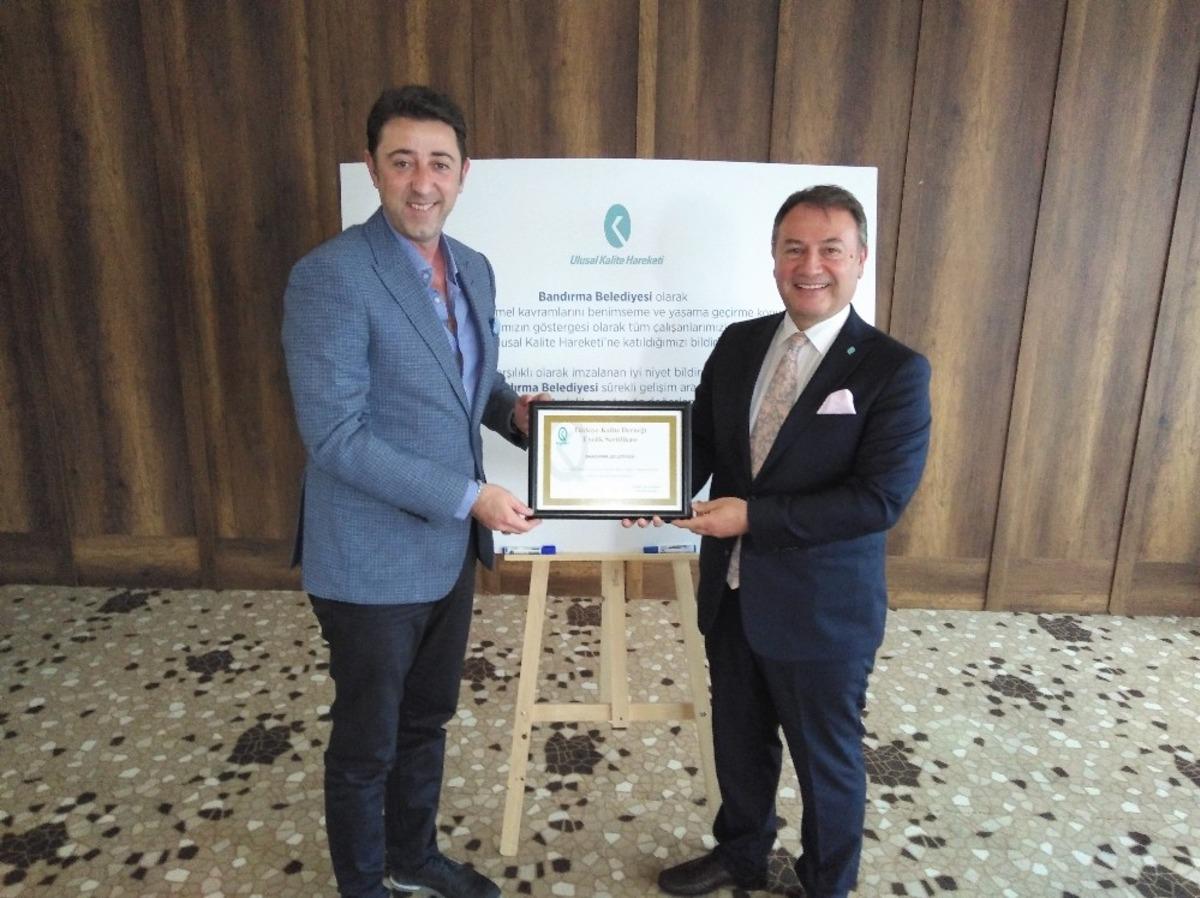 Bandırma Belediyesi, Ulusal Kalite Hareketi&rsquo;ne Katıldı