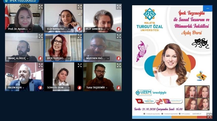 MT&Uuml; Sanat Tasarım ve Mimarlık Fak&uuml;ltesi a&ccedil;ılış dersi Sanat&ccedil;ı Tuzcuoğlu&rsquo;ndan