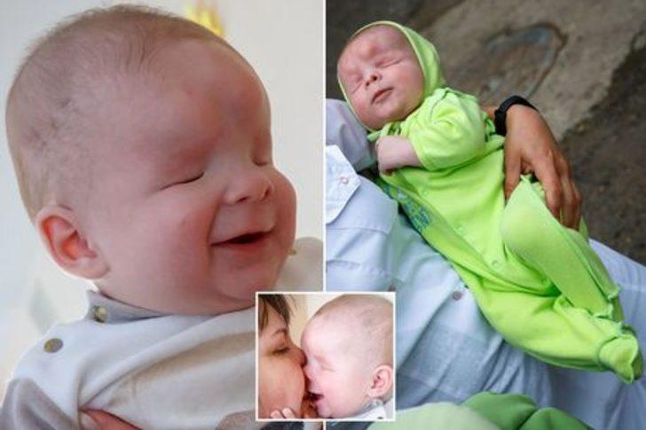 Gözleri olmadan doğan 'gülen' bebek annesi tarafından terk edildi 